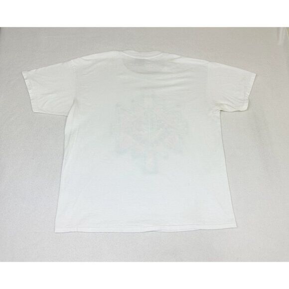 Vintage Southwest Puff Print Shirt XL Cactus Coyote Lizard Desert Single Stitch - Picture 3 of 10